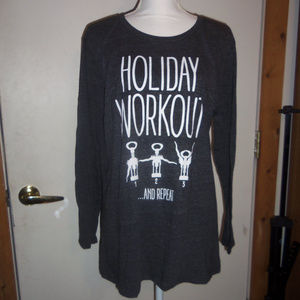 Holiday Workout Long Sleeve T-Shirt XL